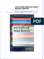 Download textbook Oral Health And Herbal Medicine Khalid Rehman Hakeem ebook all chapter pdf 