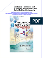 Textbook Neutron Diffusion Concepts and Uncertainty Analysis For Engineers and Scientists 1St Edition Chakraverty Ebook All Chapter PDF