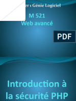 Cours Web M1 GL - Securite PHP