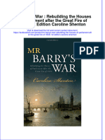 Download textbook Mr Barrys War Rebuilding The Houses Of Parliament After The Great Fire Of 1834 1St Edition Caroline Shenton ebook all chapter pdf 