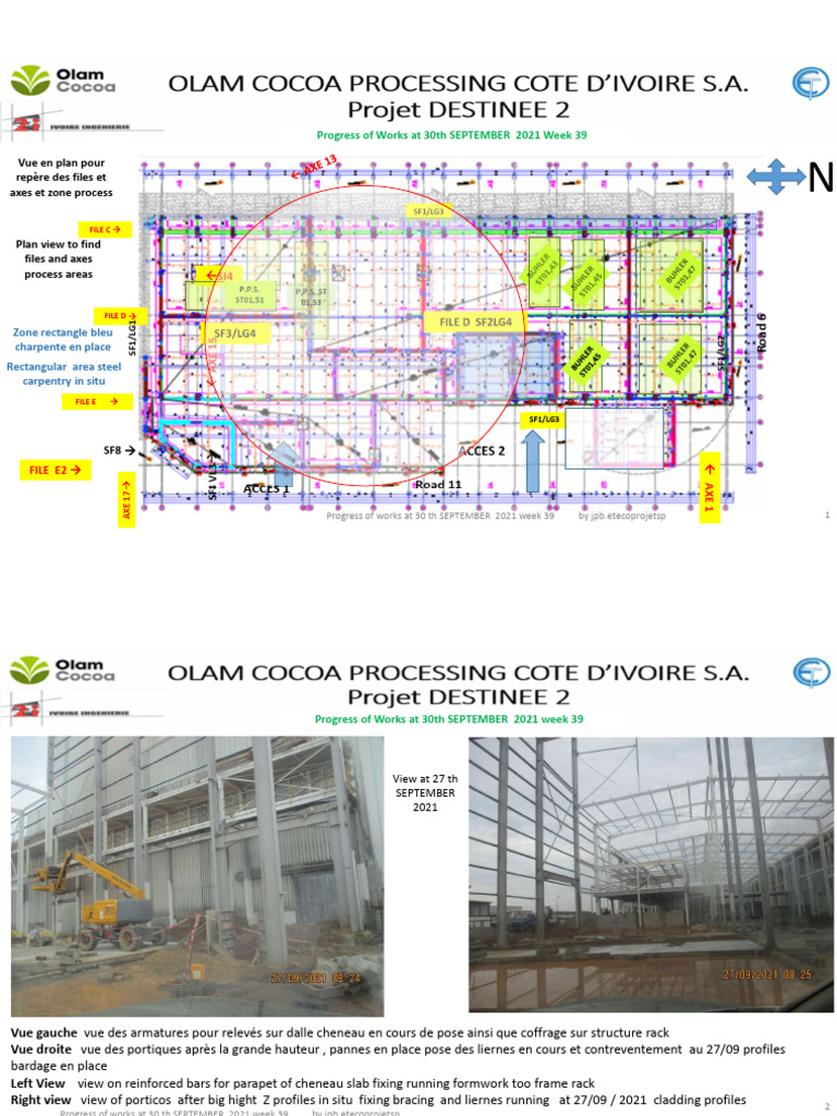 Construction Progress Report September 2021 | PDF | Building Materials ...