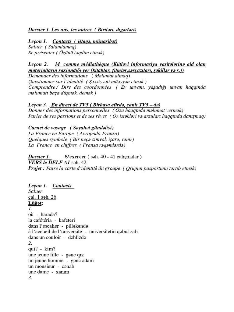 Dossier 1 | PDF