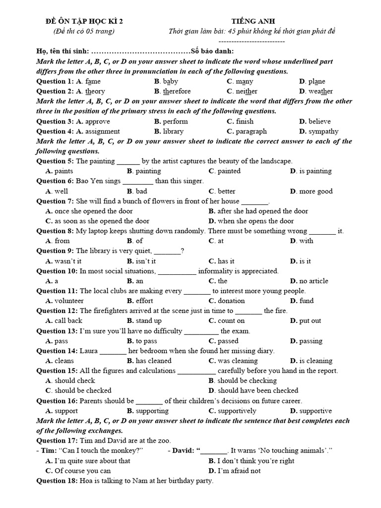 ﾄ雪ｻ ﾃ年 Thi Hk 2 Pdf Traffic Climate Change