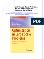 Download pdf Optimization In Large Scale Problems Industry 4 0 And Society 5 0 Applications Mahdi Fathi ebook full chapter 