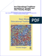 Download textbook Non Western Educational Traditions Local Approaches To Thought And Practice Timothy Reagan ebook all chapter pdf 