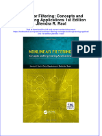 Download textbook Nonlinear Filtering Concepts And Engineering Applications 1St Edition Jitendra R Raol ebook all chapter pdf 