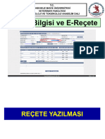 15 Reçete Yazılması