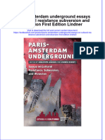 Textbook Paris Amsterdam Underground Essays On Cultural Resistance Subversion and Diversion First Edition Lindner Ebook All Chapter PDF