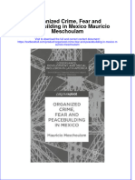 Download textbook Organized Crime Fear And Peacebuilding In Mexico Mauricio Meschoulam ebook all chapter pdf 