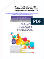 Download pdf Nursing Diagnosis Handbook 12Th Edition Revised Reprint With 2021 2023 Nanda I Updates Ackley Msn Eds Rn ebook full chapter 