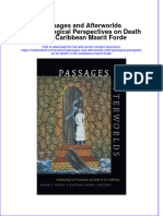 Download textbook Passages And Afterworlds Anthropological Perspectives On Death In The Caribbean Maarit Forde ebook all chapter pdf 