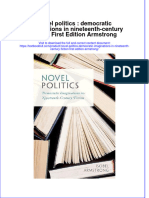Download textbook Novel Politics Democratic Imaginations In Nineteenth Century Fiction First Edition Armstrong ebook all chapter pdf 