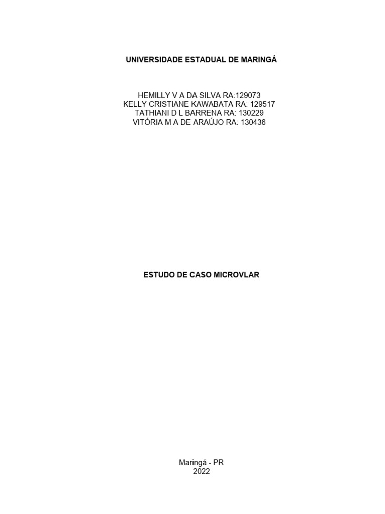 Microvlar 4 | PDF | Brasil | Anticoncepcionais