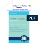 PDF Oxford Handbook of Urology John Reynard Ebook Full Chapter