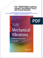 Download pdf Mechanical Vibrations Modeling And Measurement 2Nd Edition Tony L Smith K Scott Schmitz ebook full chapter 