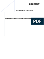OpenText Documentum CE 23.4 Infrastructure Certification Guide