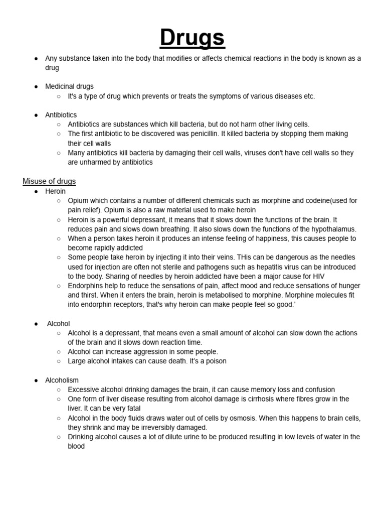 Drugs | PDF | Heroin | Morphine