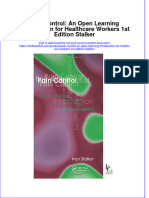 Textbook Pain Control An Open Learning Introduction For Healthcare Workers 1St Edition Stalker Ebook All Chapter PDF