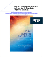 Textbook Pain Suffering and Healing Insights and Understanding 1St Edition Peter Wemyss Gorman Ebook All Chapter PDF