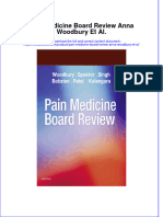 Textbook Pain Medicine Board Review Anna Woodbury Et Al Ebook All Chapter PDF