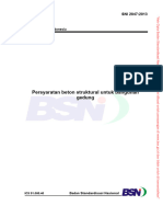 Sni - 2847-2013 Persyaratan Beton Struktural Untuk Bangunangedung