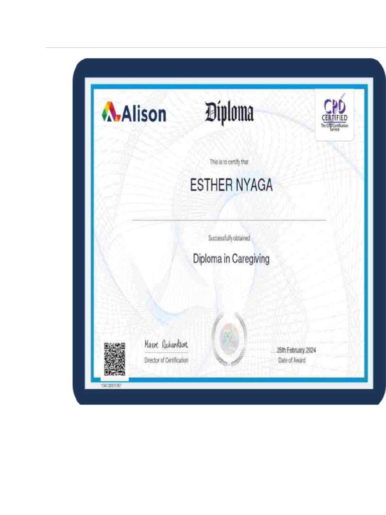Diploma Alison PDF