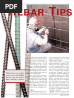 Rebaring Techniques in Construction | PDF | Reinforced Concrete | Concrete
