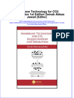 PDF Membrane Technology For Co2 Sequestration 1St Edition Zeinab Abbas Jawad Editor Ebook Full Chapter