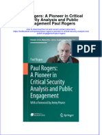 Textbook Paul Rogers A Pioneer in Critical Security Analysis and Public Engagement Paul Rogers Ebook All Chapter PDF