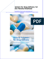 Download textbook Natural Polymers For Drug Delivery 1St Edition Harsha Kharkwal ebook all chapter pdf 