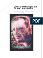 Download pdf On The Psychology Of Philosophy 2Nd Edition Alon Oscar Deutsch ebook full chapter 