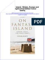 Textbook On Fantasy Island Britain Europe and Human Rights First Edition Conor Gearty Ebook All Chapter PDF