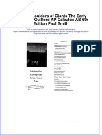 Download textbook On The Shoulders Of Giants The Early College At Guilford Ap Calculus Ab 6Th Edition Paul Smith ebook all chapter pdf 
