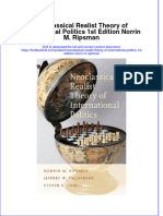 Textbook Neoclassical Realist Theory of International Politics 1St Edition Norrin M Ripsman Ebook All Chapter PDF