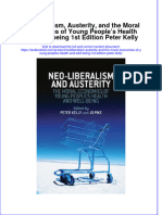 Textbook Neoliberalism Austerity and The Moral Economies of Young Peoples Health and Well Being 1St Edition Peter Kelly Ebook All Chapter PDF