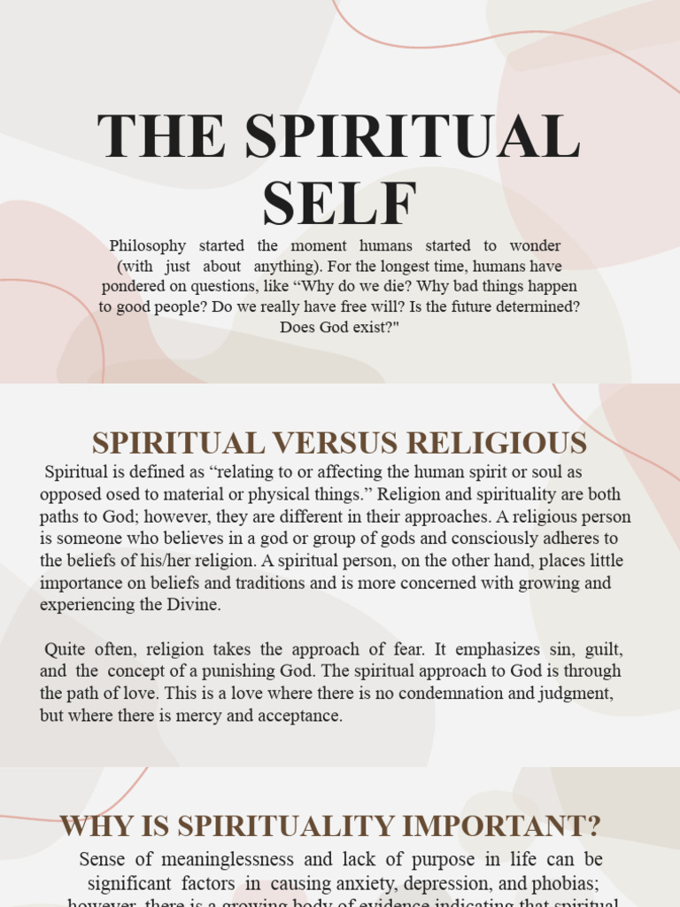 Spiritual Self 0 | PDF | Rituals | Spirituality