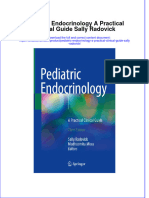 Textbook Pediatric Endocrinology A Practical Clinical Guide Sally Radovick Ebook All Chapter PDF