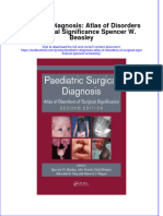 Download textbook Pediatric Diagnosis Atlas Of Disorders Of Surgical Significance Spencer W Beasley ebook all chapter pdf 