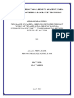 A Study Assessing The Prevalence of Candida Albicans Among The Pregnant Women at The Ante