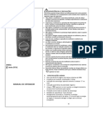 Multimetro Digital Profissional Com Capacimetro - EDA - DT9205A
