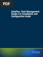 DataFlux Data Management Studio 2.9 - Instalation and Configuration Guide