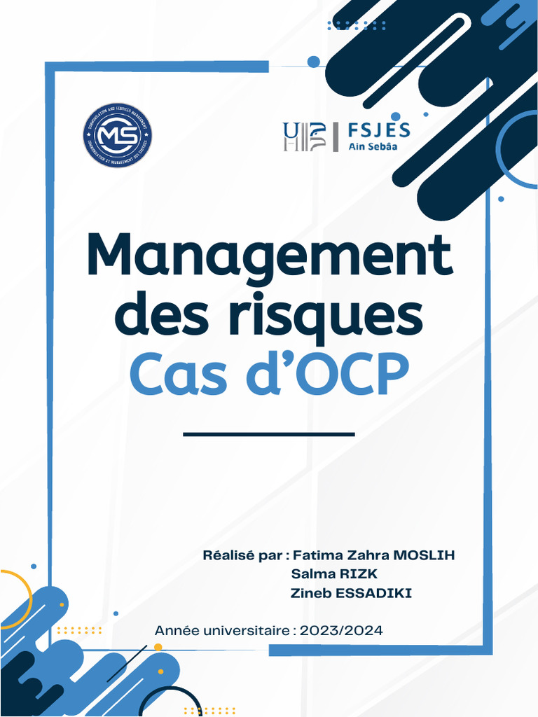 Risques et défis d'OCP en phosphate | PDF | Risque | Environnement naturel