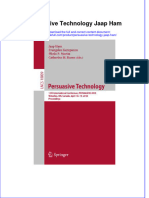 Download textbook Persuasive Technology Jaap Ham ebook all chapter pdf 