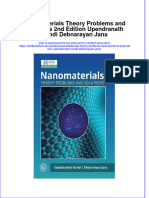 Download full chapter Nanomaterials Theory Problems And Solutions 2Nd Edition Upendranath Nandi Debnarayan Jana pdf docx