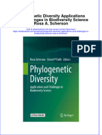 Download textbook Phylogenetic Diversity Applications And Challenges In Biodiversity Science Rosa A Scherson ebook all chapter pdf 