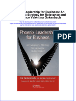 Download textbook Phoenix Leadership For Business An Executives Strategy For Relevance And Resilience Valentina Gokenbach ebook all chapter pdf 