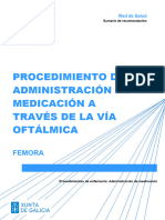 Procedimiento Vía Oftalmica - 2022 - Español