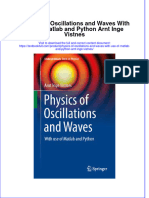 Textbook Physics of Oscillations and Waves With Use of Matlab and Python Arnt Inge Vistnes Ebook All Chapter PDF