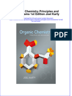 Textbook Organic Chemistry Principles and Mechanisms 1St Edition Joel Karty Ebook All Chapter PDF