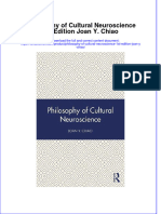 Download textbook Philosophy Of Cultural Neuroscience 1St Edition Joan Y Chiao ebook all chapter pdf 